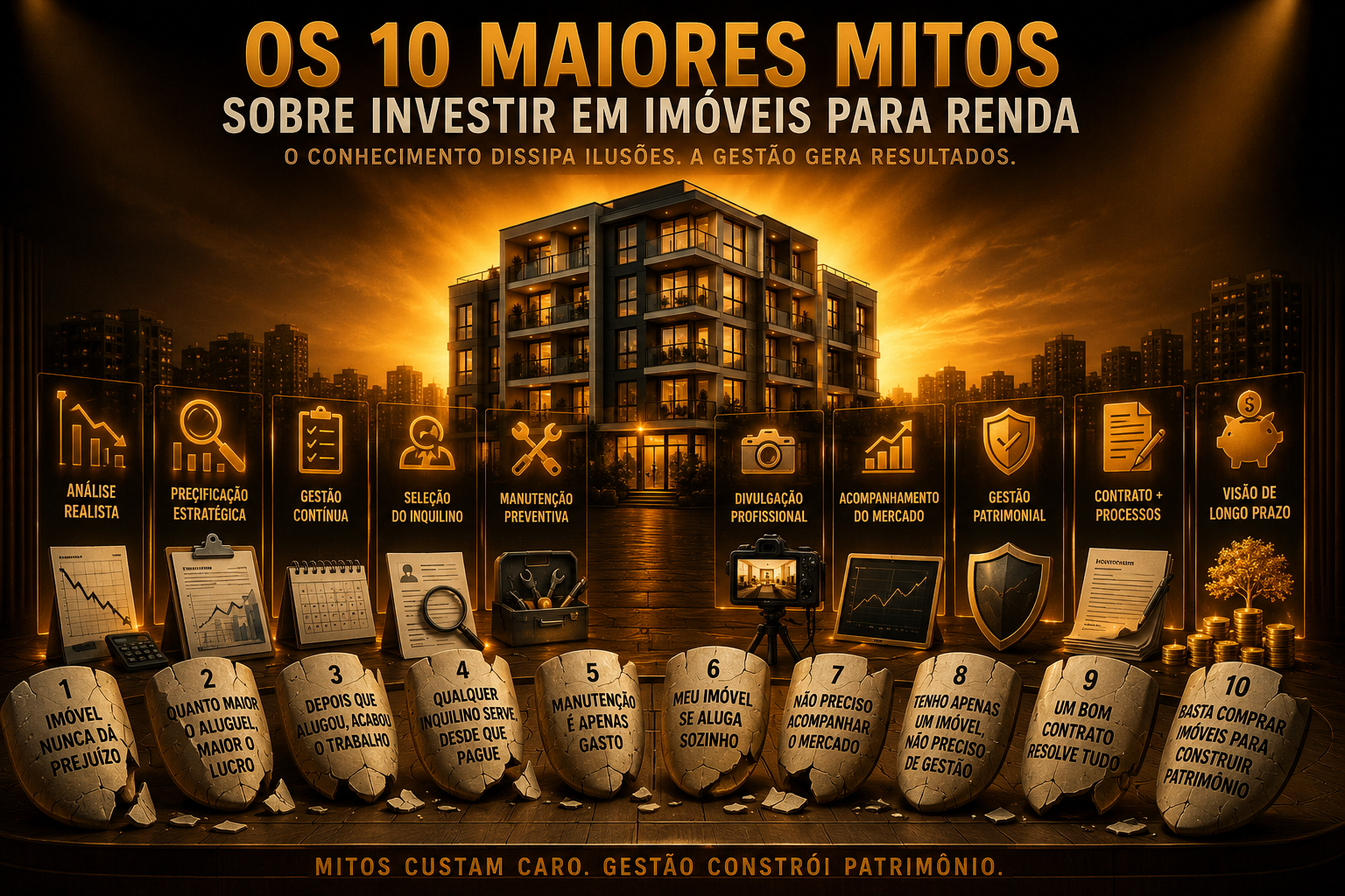 Os 10 maiores mitos sobre investir em imóveis para renda