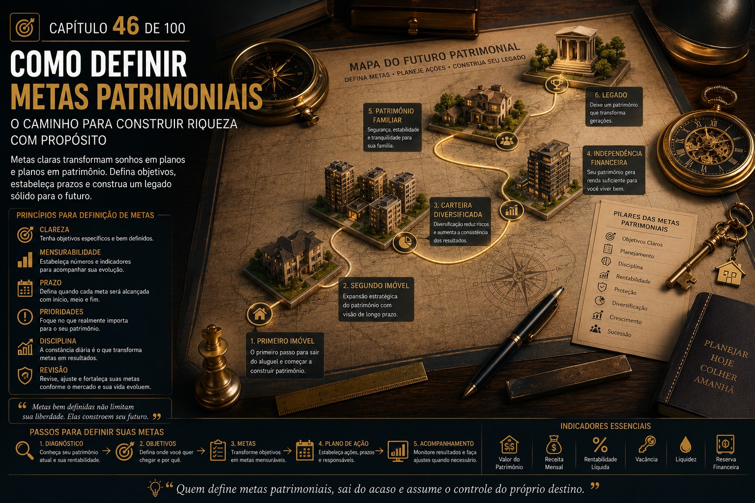 Como definir metas patrimoniais: o caminho para construir riqueza com propósito