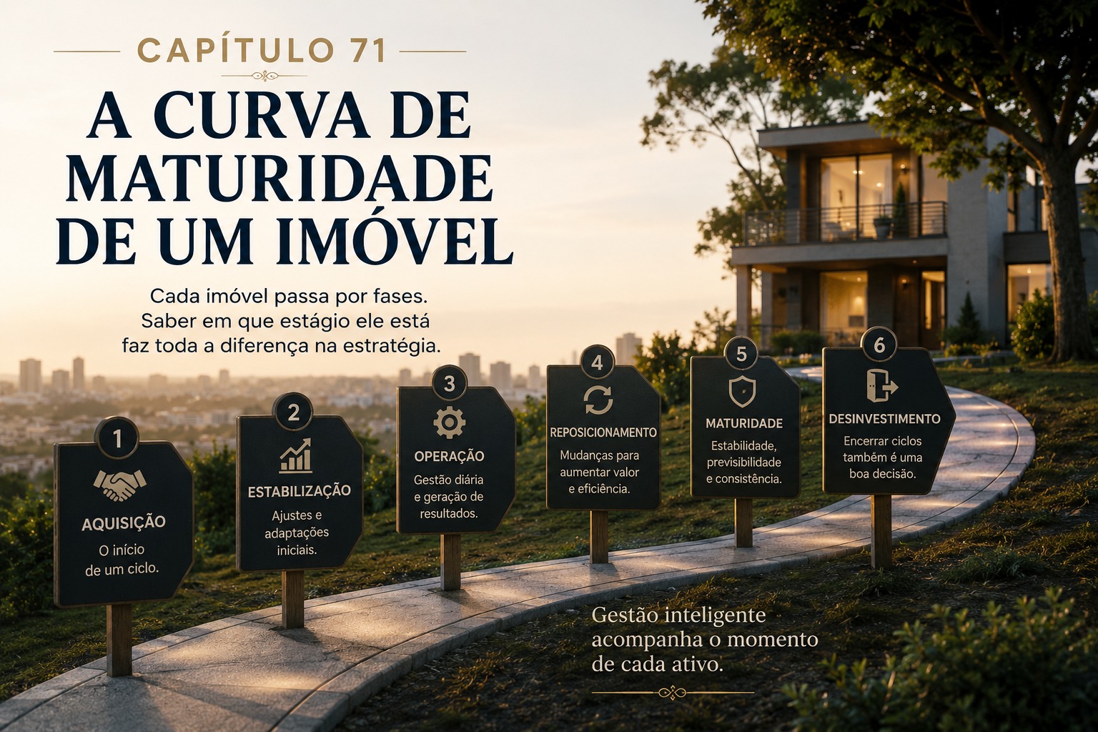 A curva de maturidade de um imóvel: cada imóvel passa por fases, saber em que estágio ele está faz toda a diferença na estratégia