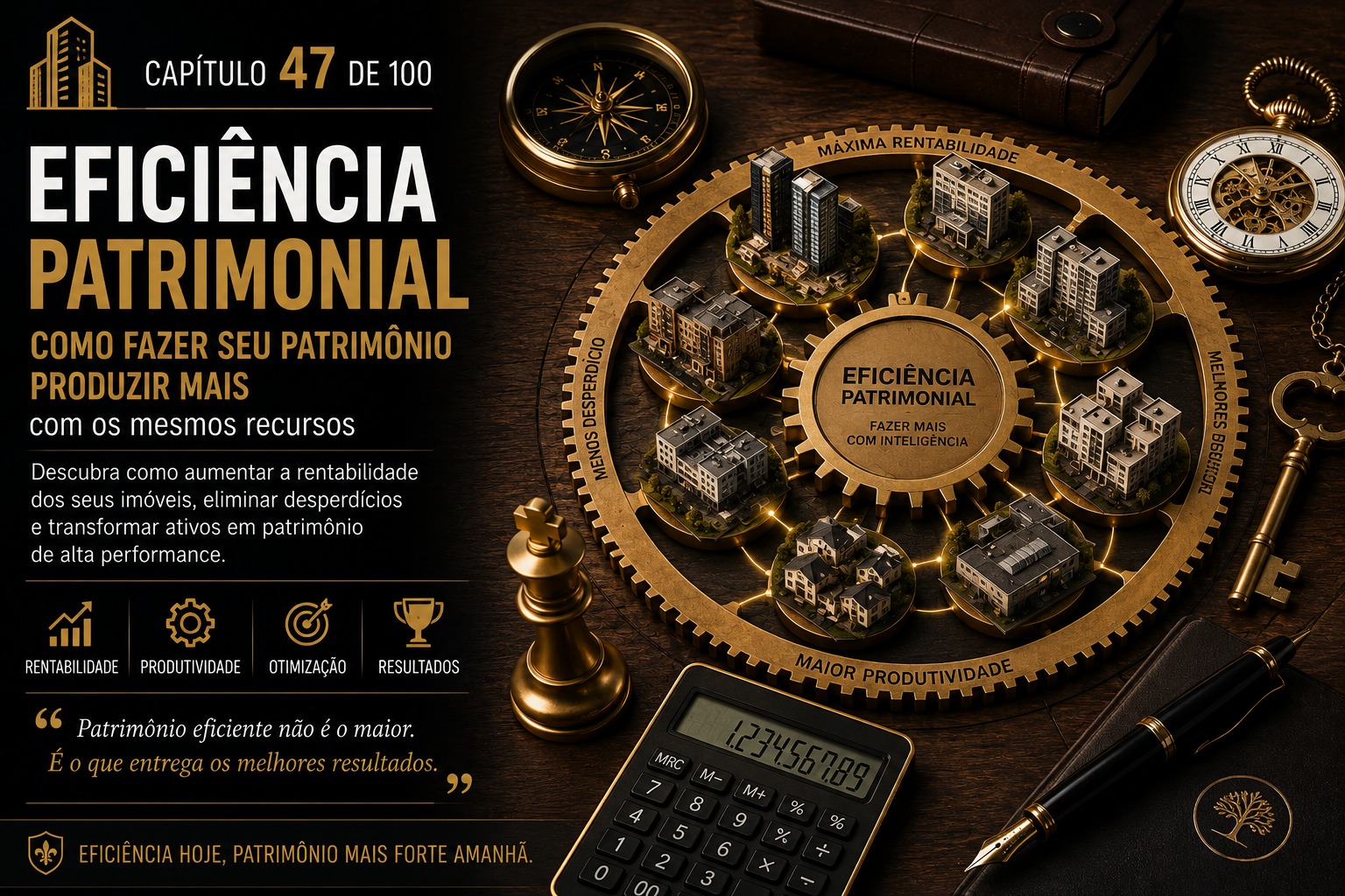 Eficiência patrimonial: como fazer seu patrimônio produzir mais com os mesmos recursos