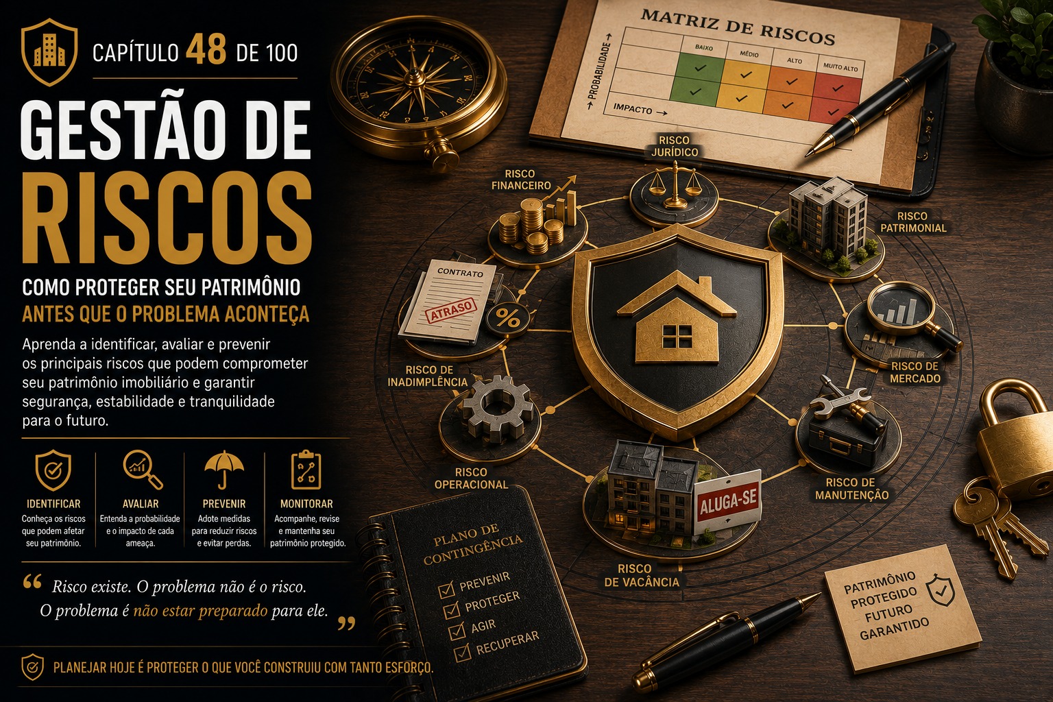 Gestão de riscos: como proteger seu patrimônio antes que o problema aconteça