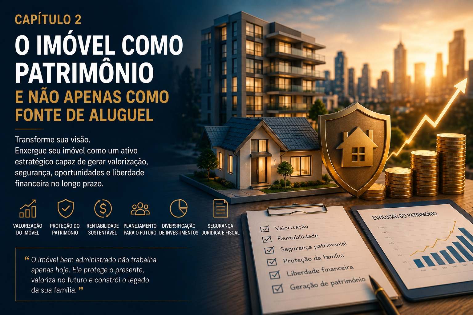 O imóvel como patrimônio e não apenas como fonte de aluguel