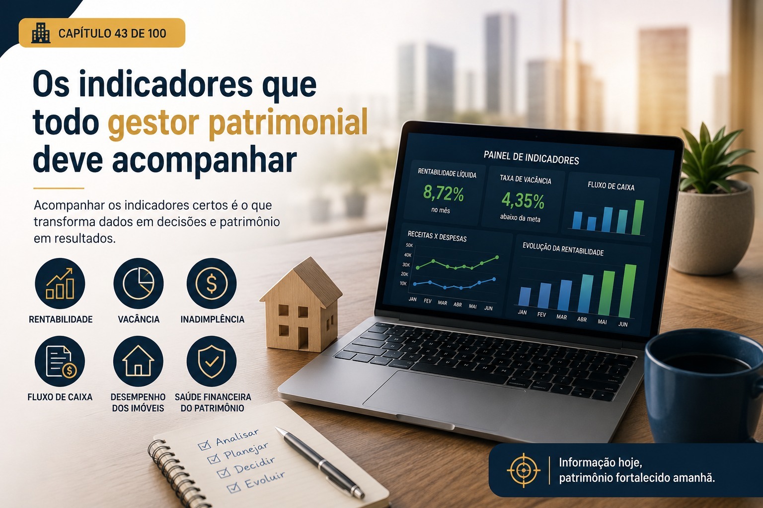 Os indicadores que todo gestor patrimonial deve acompanhar