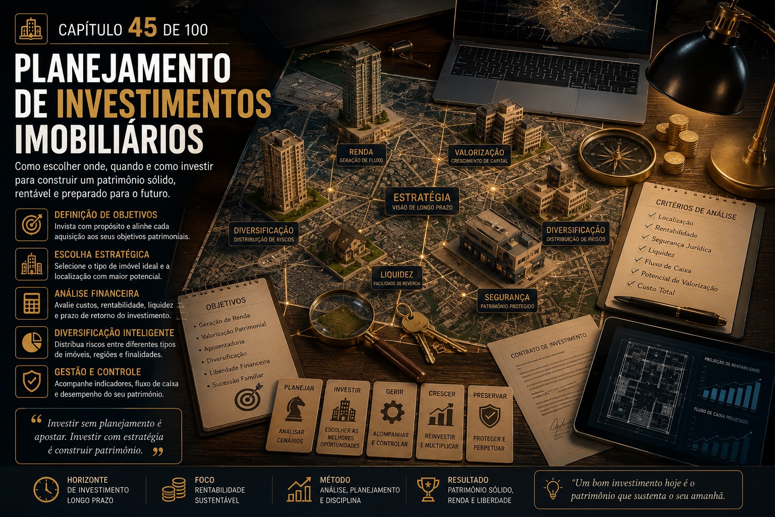 Planejamento de investimentos imobiliários: como escolher onde, quando e como investir