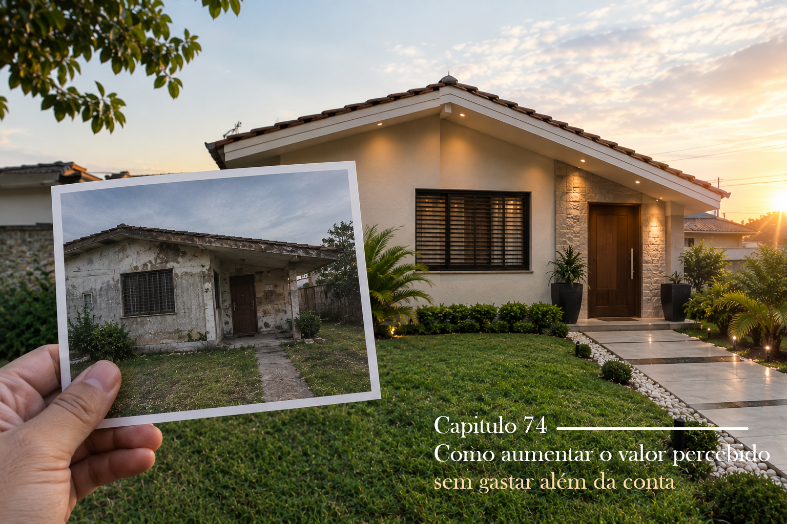 Antes e depois de uma casa reformada estrategicamente — Capítulo 74 da Biblioteca da Gestão Patrimonial