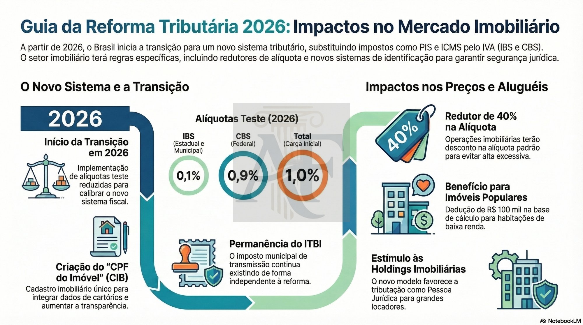 Infográfico Reforma Tributária 2026
